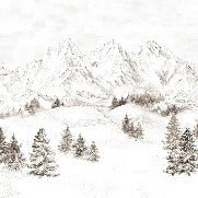 Papel pintado Montaña de los Alpes