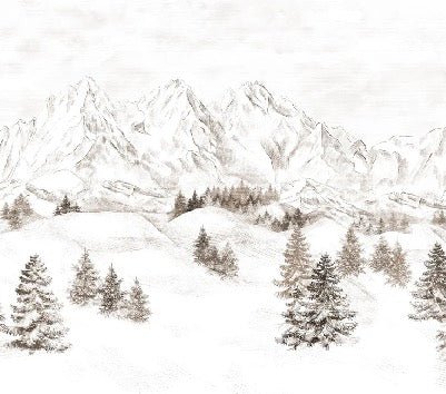 Papel pintado Montaña de los Alpes
