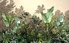 Papel pintado restaurante jungle trend indonesia