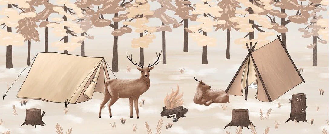 Papel pintado infantil escandinavo - El país de las hadas sueco