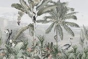Papel pintado Espejismo tropical