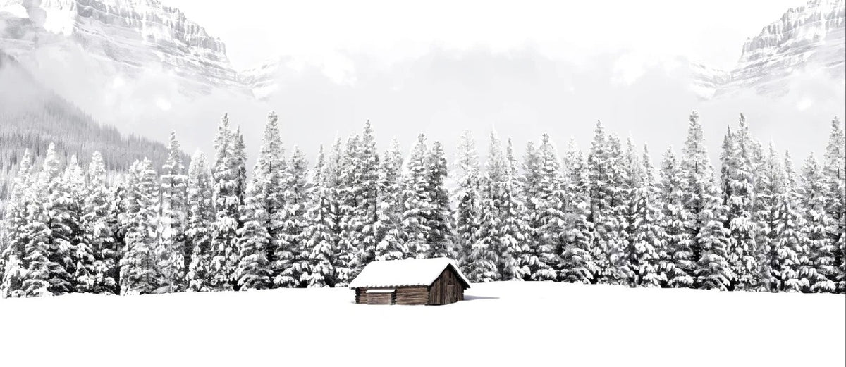 Papel pintado Chalet panorámico de montaña