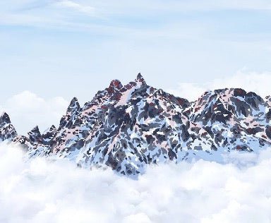 Papel pintado Mont Blanc toile des Cimes