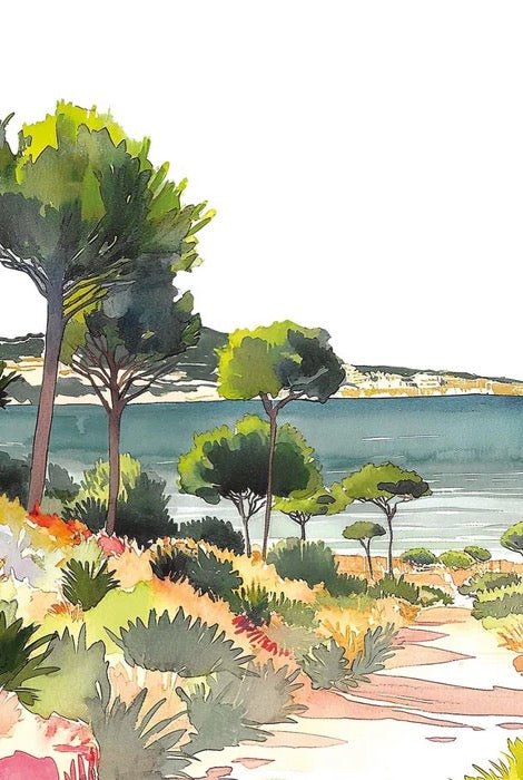 Papel pintado panorámico aire veraniego