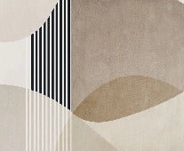 Papel pintado con formas creativas