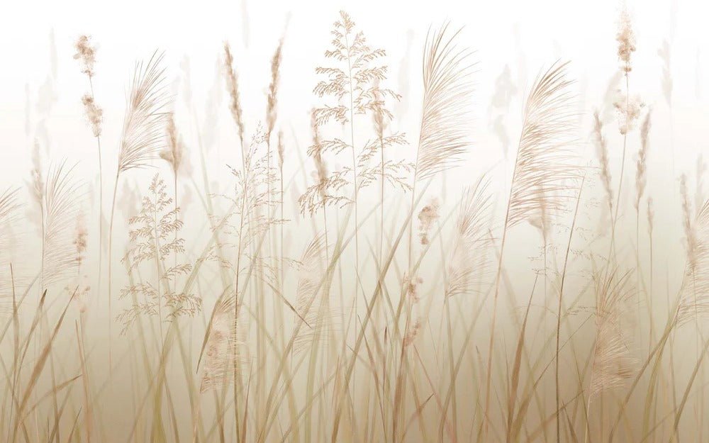 Papier peint fleur des champs de blé, XXL, tendance