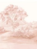 Papel pintado Paisaje poético jazmín