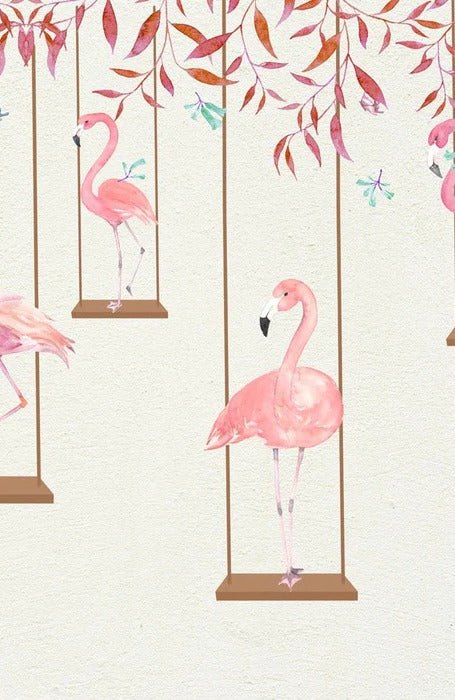 Papel pintado Flamingo