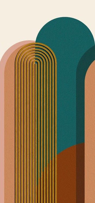 Papel pintado tendencia gráfica Art pop deco