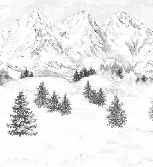 Papel pintado de la montaña de Chamonix