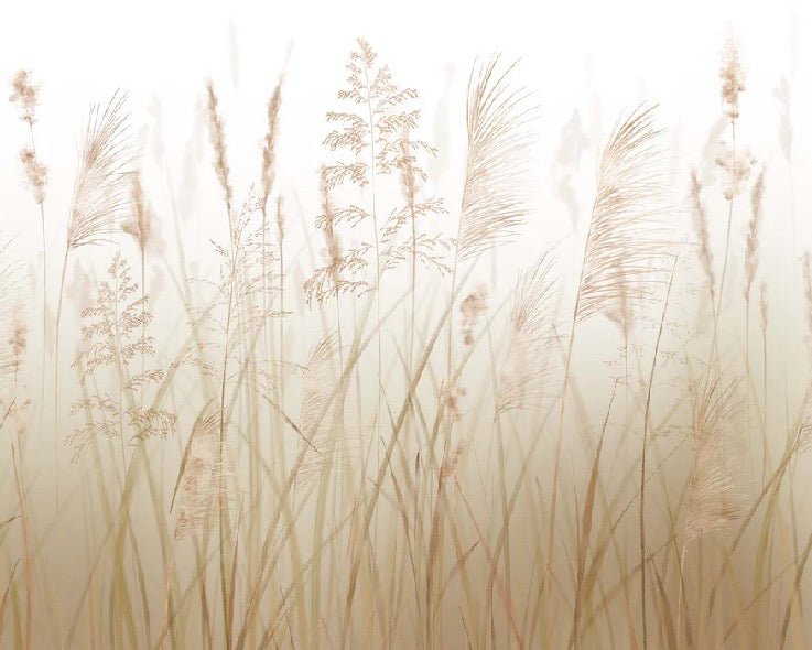 Fondo de flores de campo de trigo