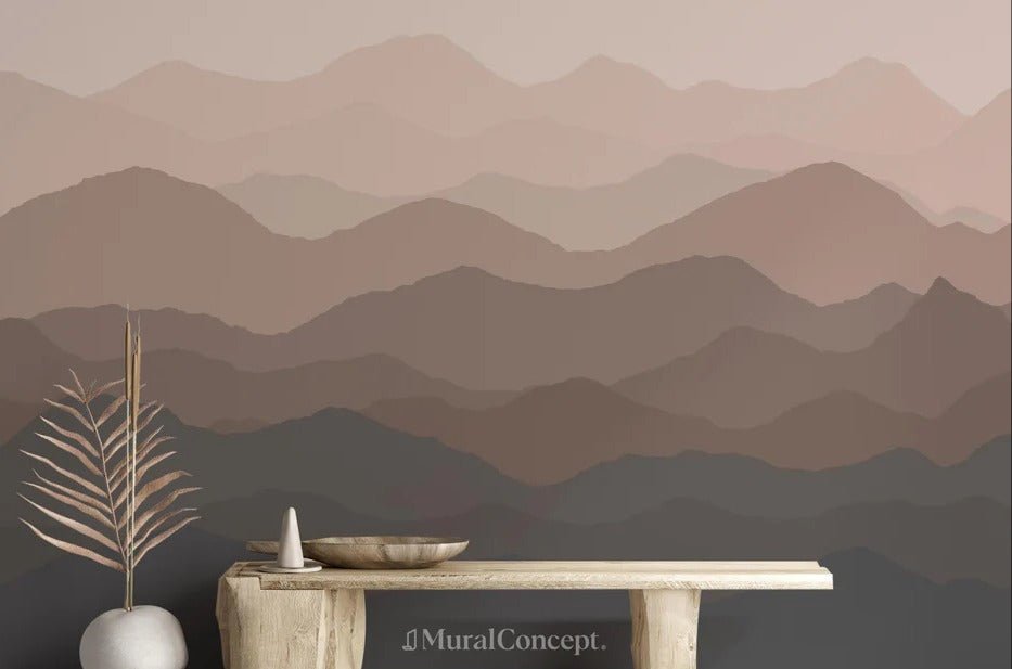 Papel pintado Terracota dunas panorámicas