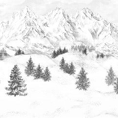 Papel pintado de la montaña de Chamonix