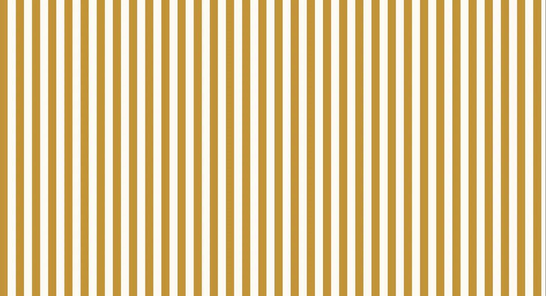 Papel pintado amarillo mostaza a rayas retro
