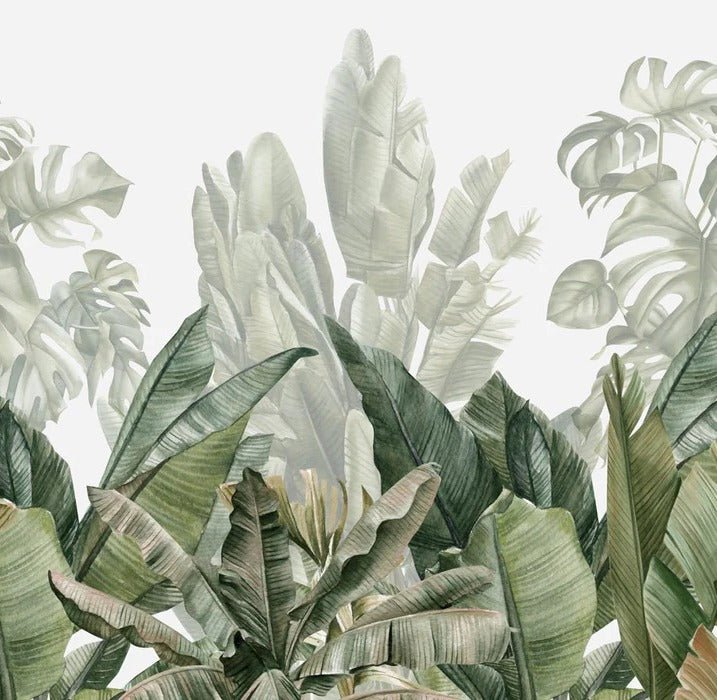 Papel pintado panorámico Plátano verde