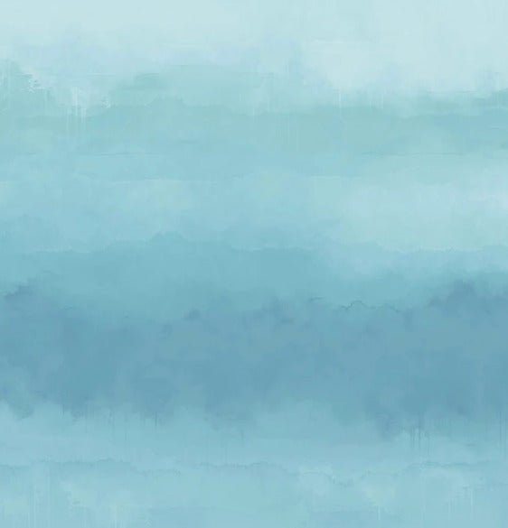 Papel pintado degradado azul panorámico