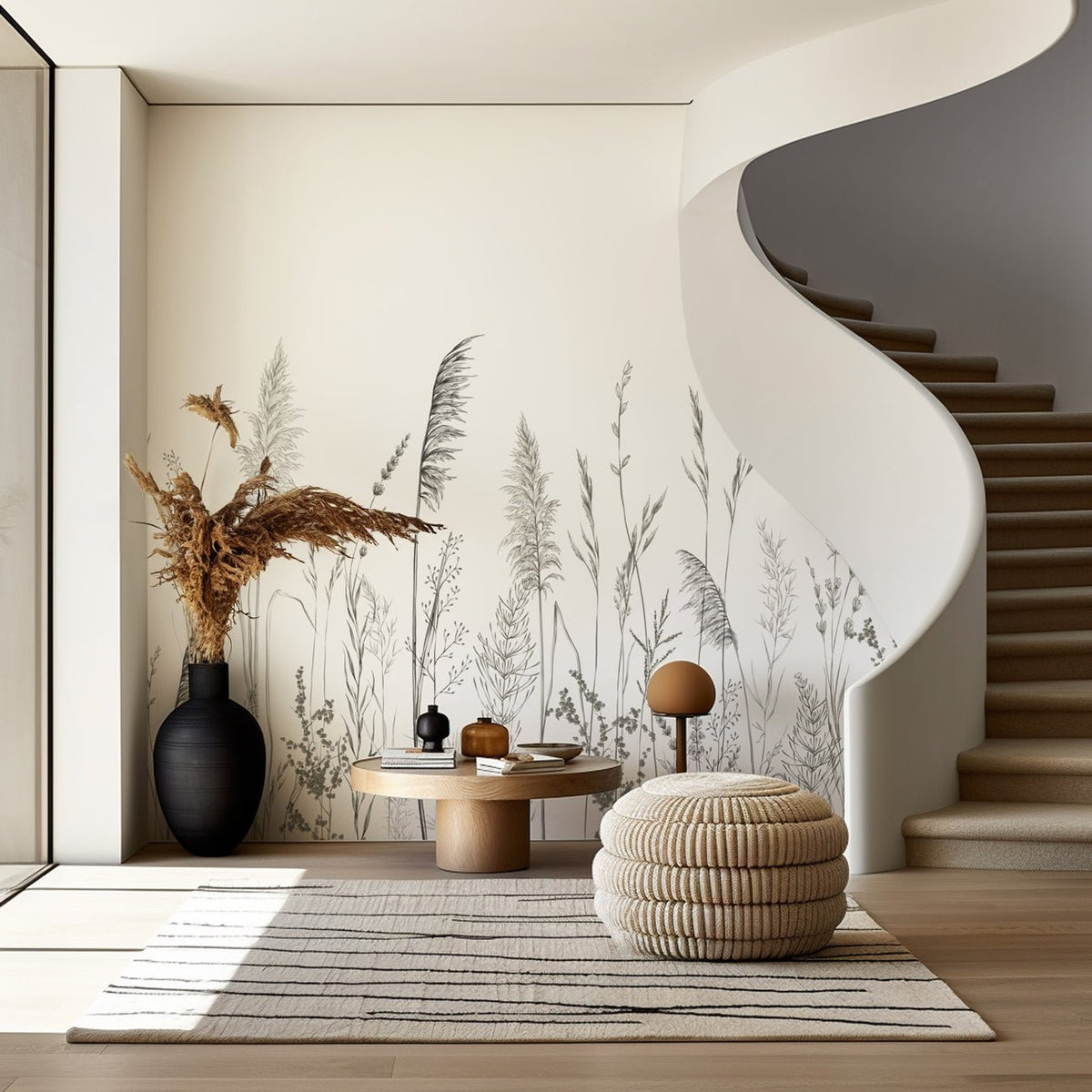 Papel pintado poético pampa