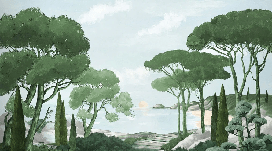 Papel pintado paseo por las calas verdes