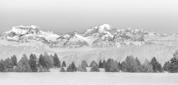 Papier peint photo - La Tournette et au delà