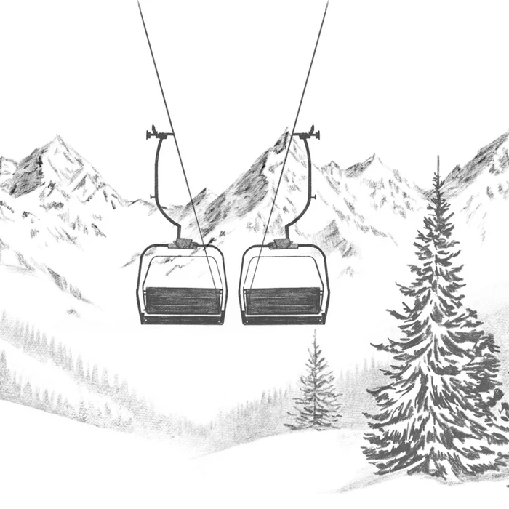 Papel pintado de inmersión alpina