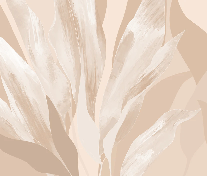 Papel pintado de tela floral beige