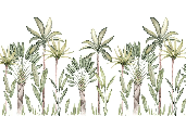 Papier peint tropical aquarelle