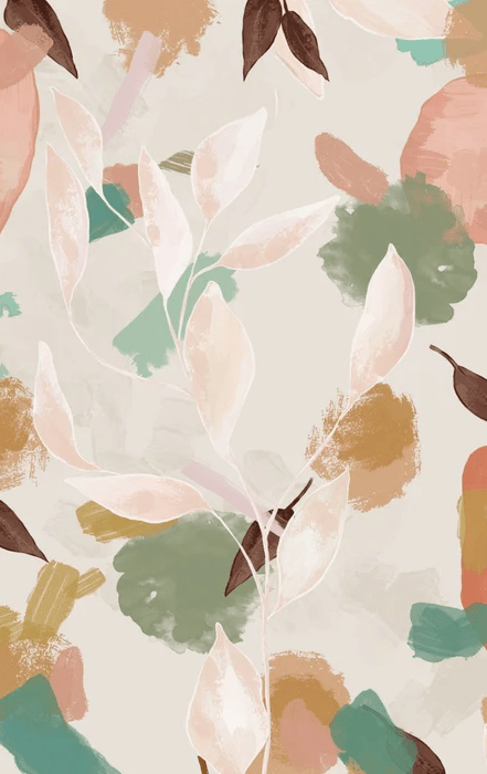 Papier peint bloom & brush - Muralconcept