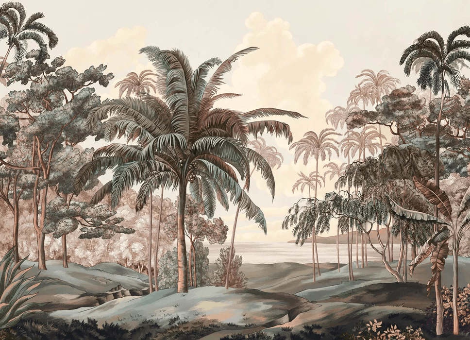 Papel pintado paisaje Célèbes terra