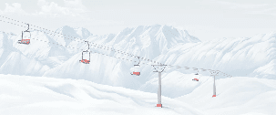 Papier peint massif des grandes Rousses - Muralconcept