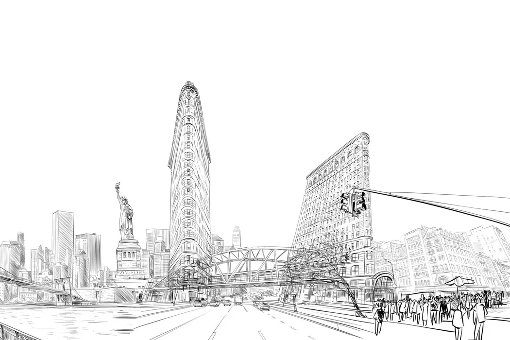 Papel pintado Arquitectura Nueva York