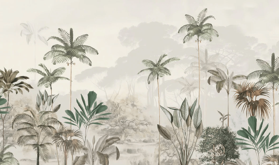 Papel pintado Selva panorámica Green Eden