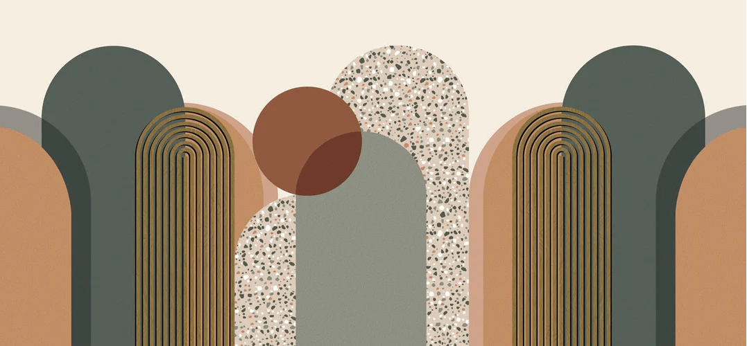 Papier peint Art déco graphique tendance - Muralconcept