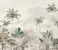 Papel pintado Selva panorámica Green Eden