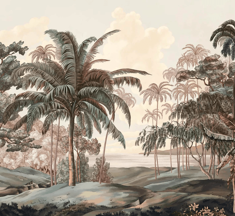 Papier peint paysage Célèbes terra