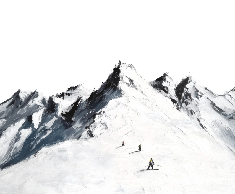 Papier peint ski alpinisme en montagne