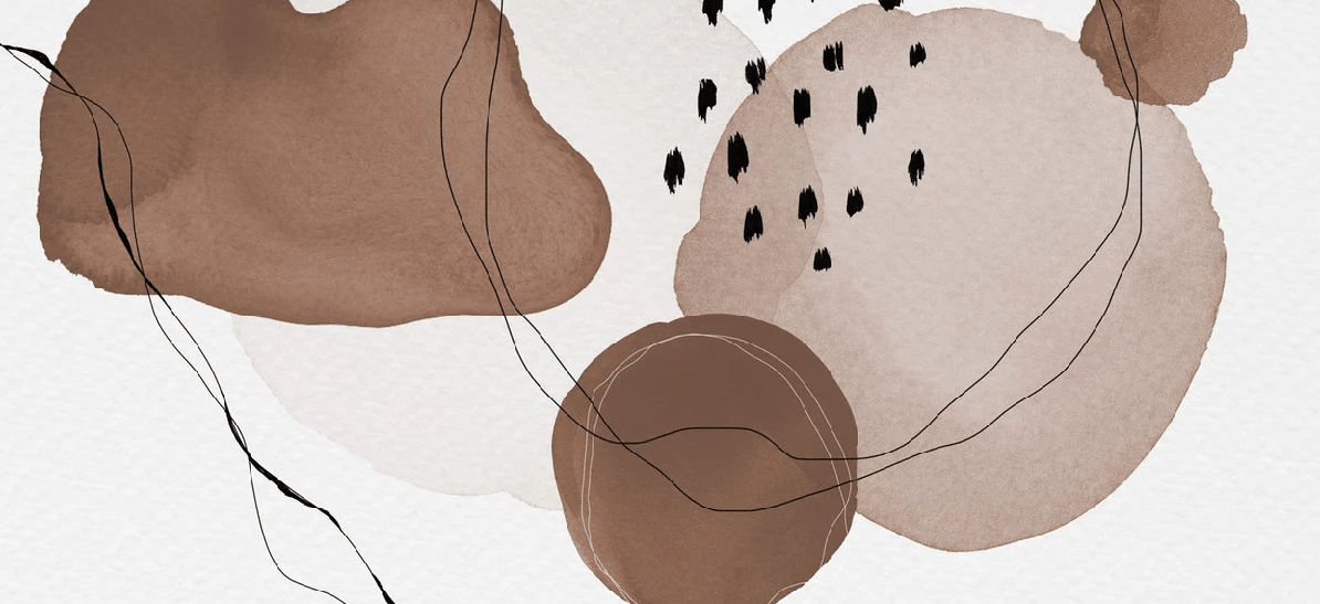 Papel pintado moderno acuarela marrón