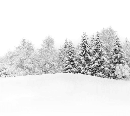 Papier peint panoramique évasion hivernale - Muralconcept