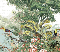 Papier peint Exotique Toucan, XXL, tendance