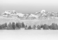 Papel pintado fotográfico - La Tournette y más allá