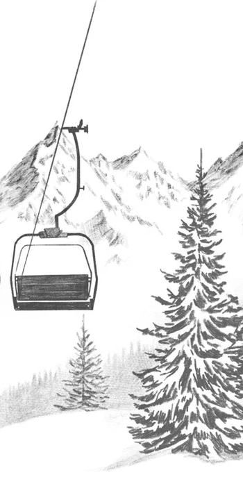 Papier peint immersion Alpine - Muralconcept