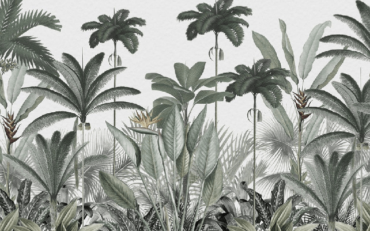 Papier peint panoramique jungle tree