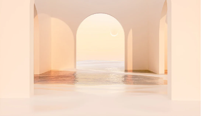 Papier peint panoramique design sunset arch