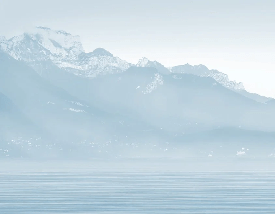 Papier peint Annecy et son lac paisible