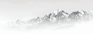 Papier peint Mont Blanc dans la brume noir et blanc - Muralconcept