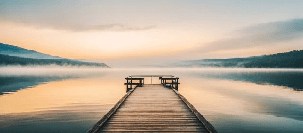 Papier peint photo vue lac - Muralconcept