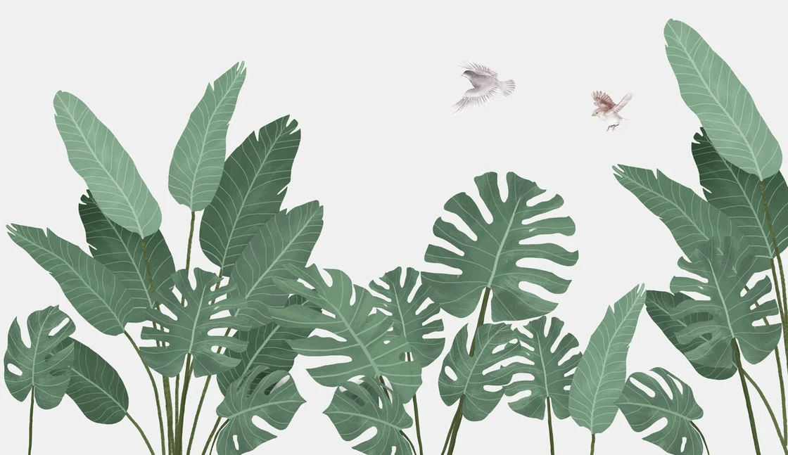 Papel pintado jungla esencia platanero
