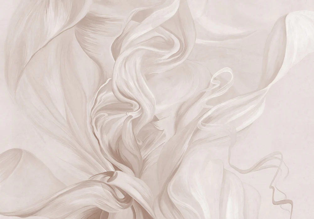 Papier peint contemporain – sublime flow sepia - Muralconcept