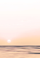 Papier peint coucher de soleil bateau