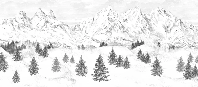 Papier peint Aiguilles d'Arves