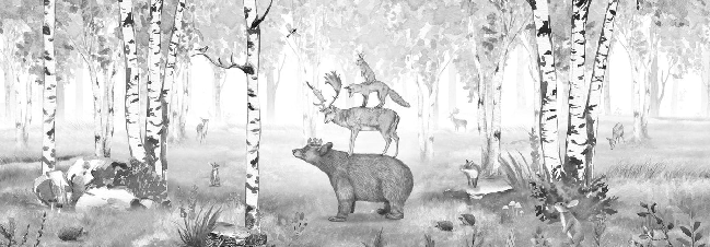 Papel pintado Rey del bosque